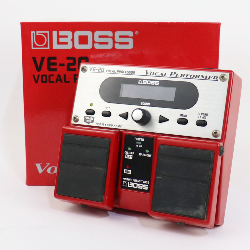 定率割引 往復 BOSS 【中古】 Performer Vocal VE-20 ボーカルエフェクター 配信機器・PA機器・レコーディング機器