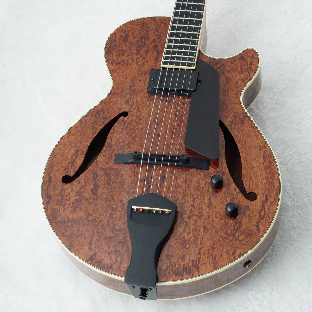 (中古) エレキギター　ブラウンウッドカラー　本体のみ Kikuchi Guitars JF15 Bubinga 【2025-2026 Limited Model】【美品中古