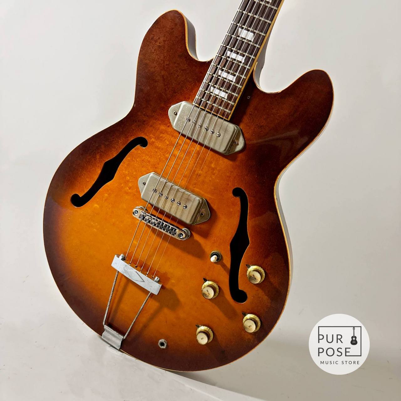 Epiphone casino ビンテージ ギター ブルーラベル 76年製 Epiphone Casino 1976年製 ブルーラベル レア仕様（ビンテージ