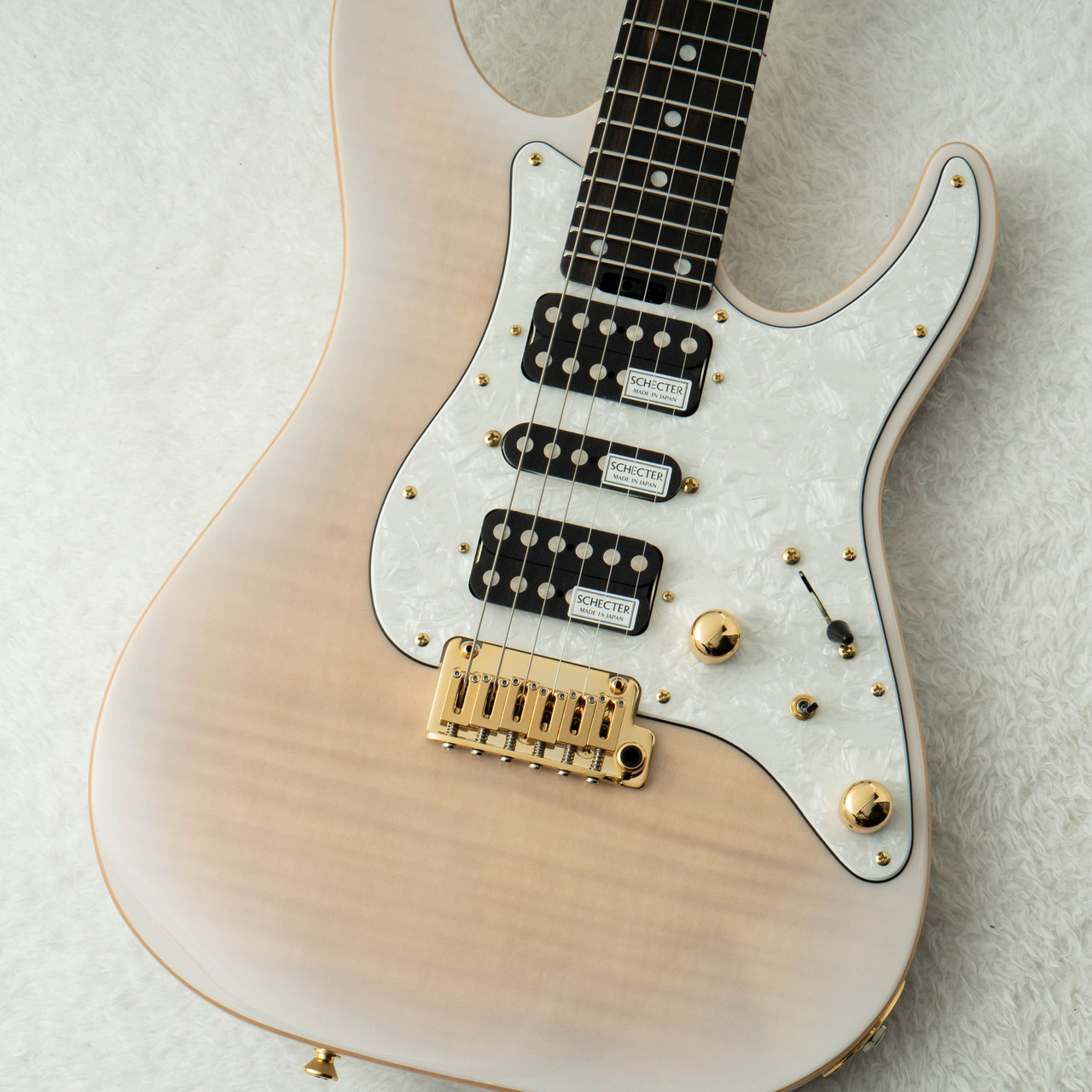 SCHECTER SD-2-24-AS-VTR-FM -Blonde w/Gold Parts- #S2602122 【限定