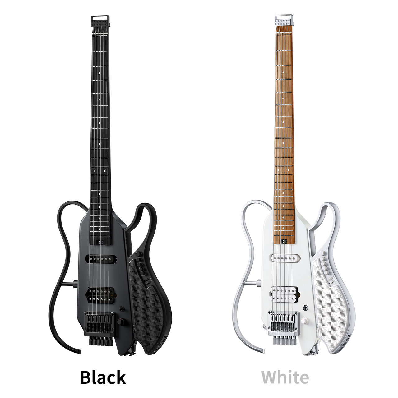 DONNER HUSH-X LIVE White アンプ内蔵 エレキギター アンプモデリング