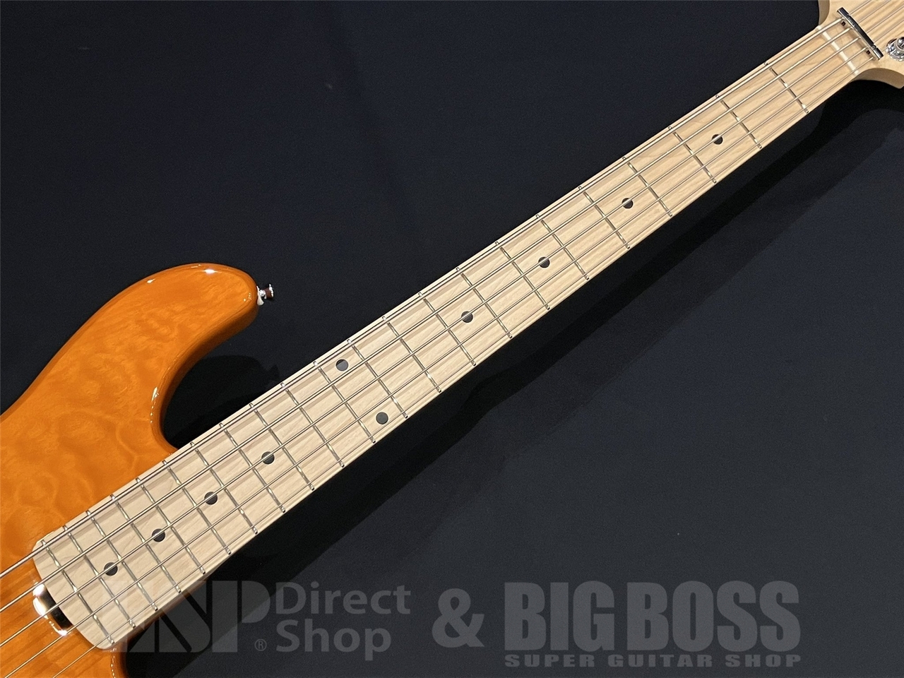 Lakland SL55-94 Deluxe / Amber Translucent / Maple FB（新品/送料