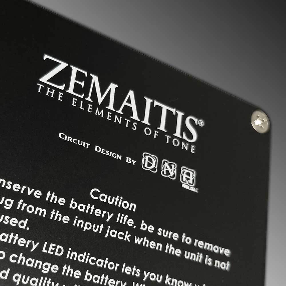 Zemaitis ZMF2023BD Metal Front Bass Overdrive Pedal ベース用 