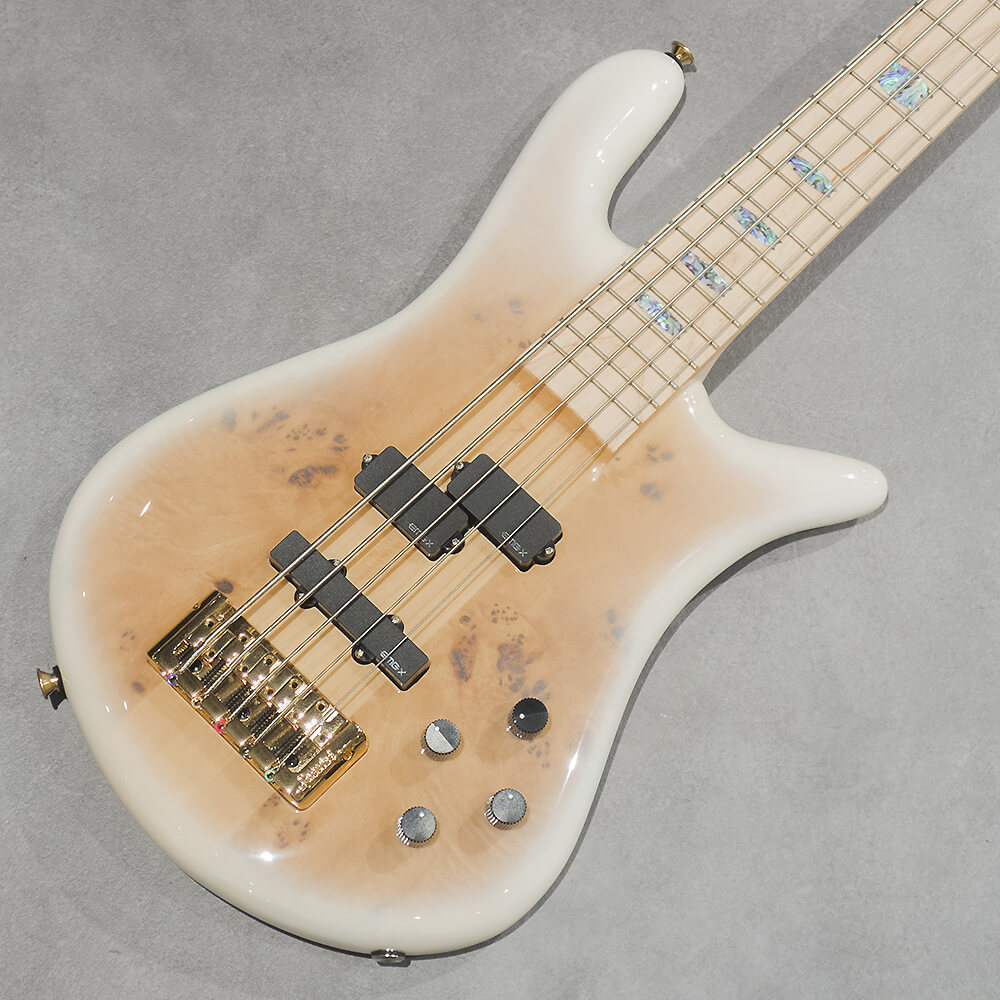 Spector Euro 5 CST Japan Exclusive Natural White Burst Gloss