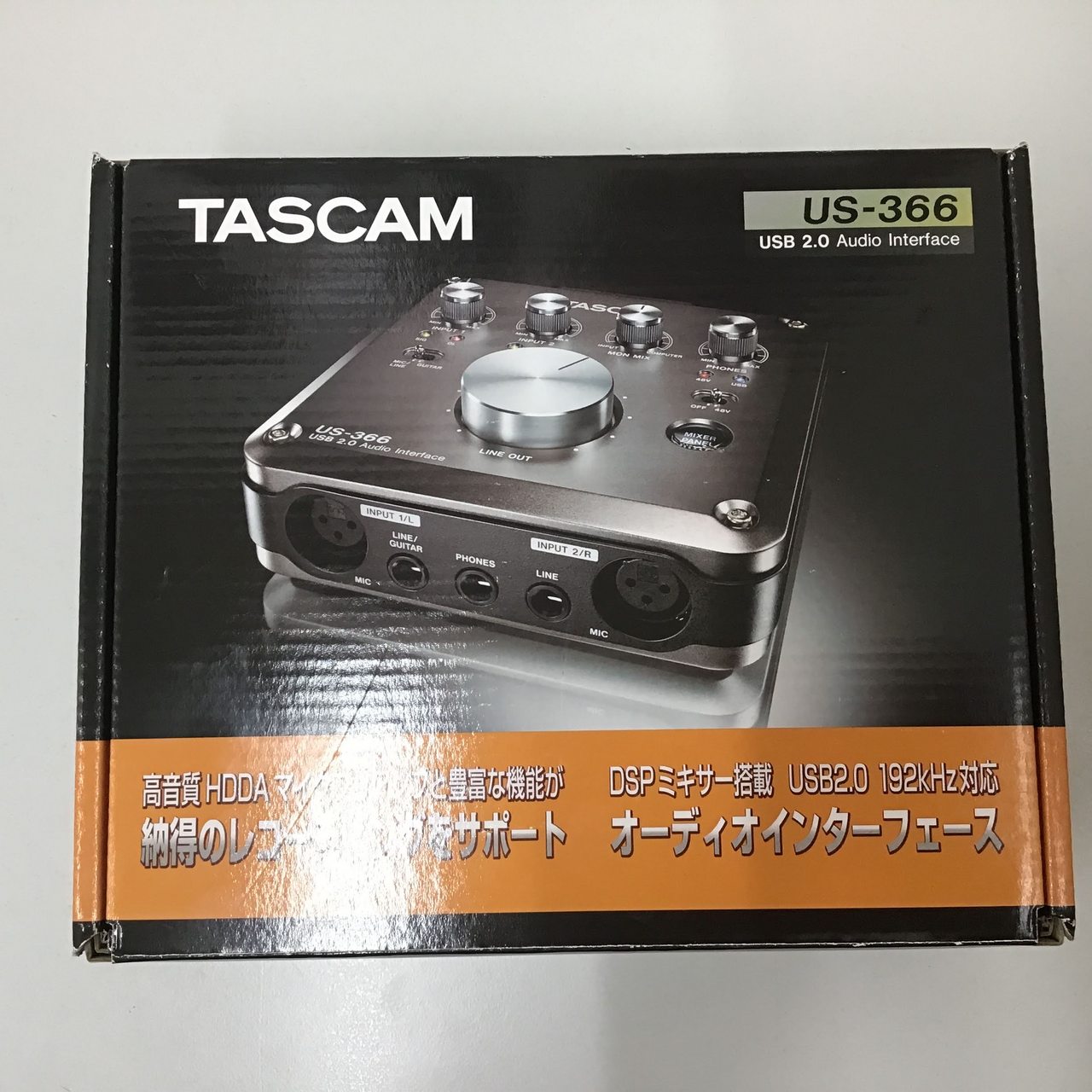 TASCAM US-366 新品未使用DTM/DAW - オーディオインターフェイス