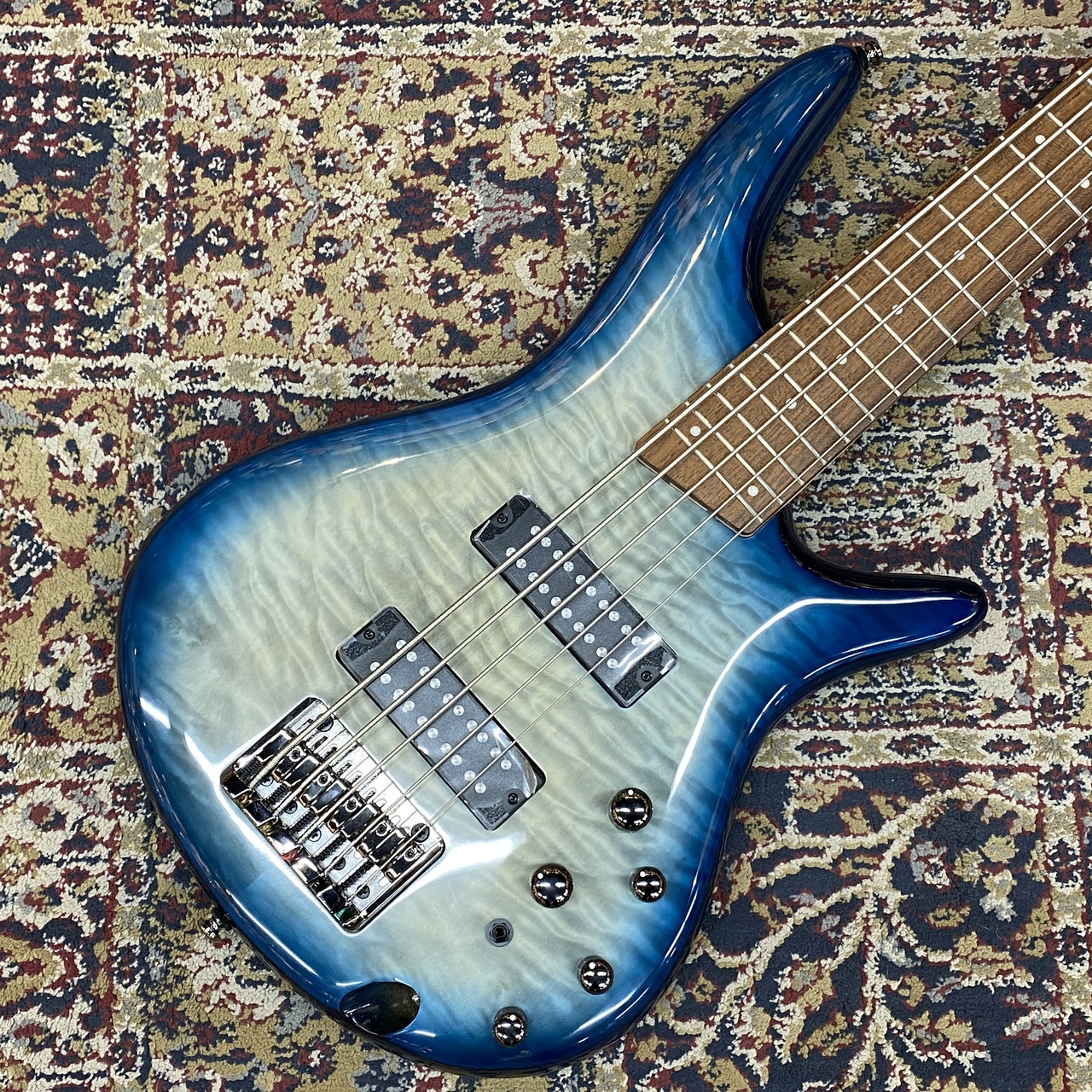 Ibanez SR405EQM - Stained Cosmic Blue Starburst - 【3.84kg