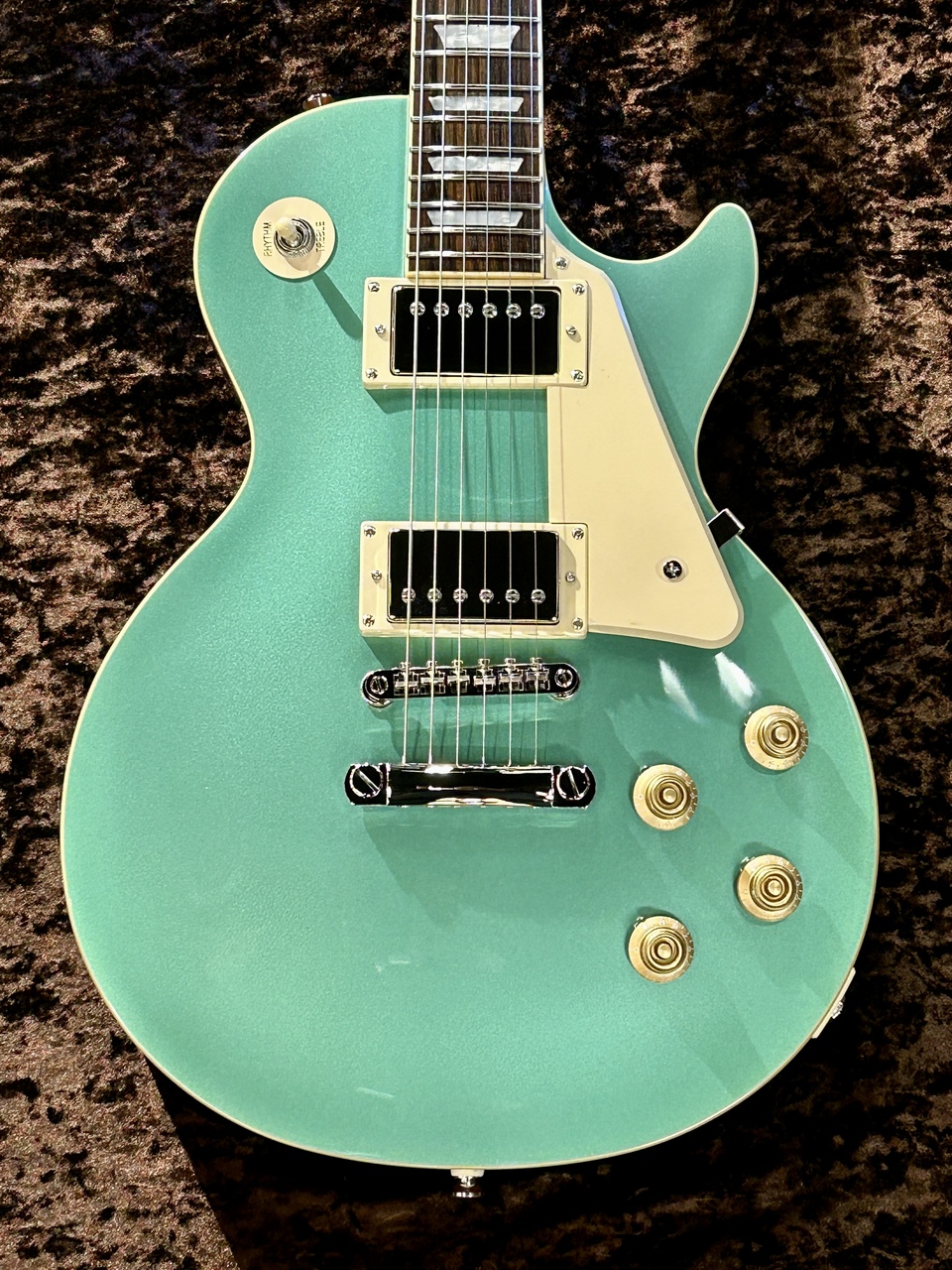 Epiphone Les Paul グリーン Amazon.com: Epiphone IG Les Paul Standard 50s, Seafoam Green