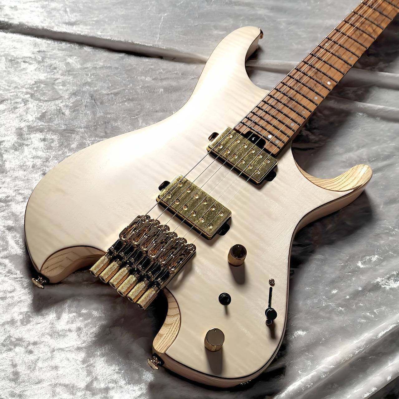 ヘッドレスギター　ノーブランド Ibanez Q52FMG NTL Natural Low Gloss ヘッドレスタイプ 島村楽器限定