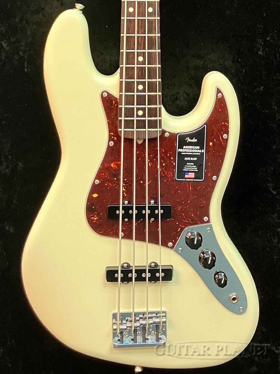 Fender American Professional II Jazz Bass -Olympic White-  【4.42kg】【送料当社負担】（新品）【楽器検索デジマート】