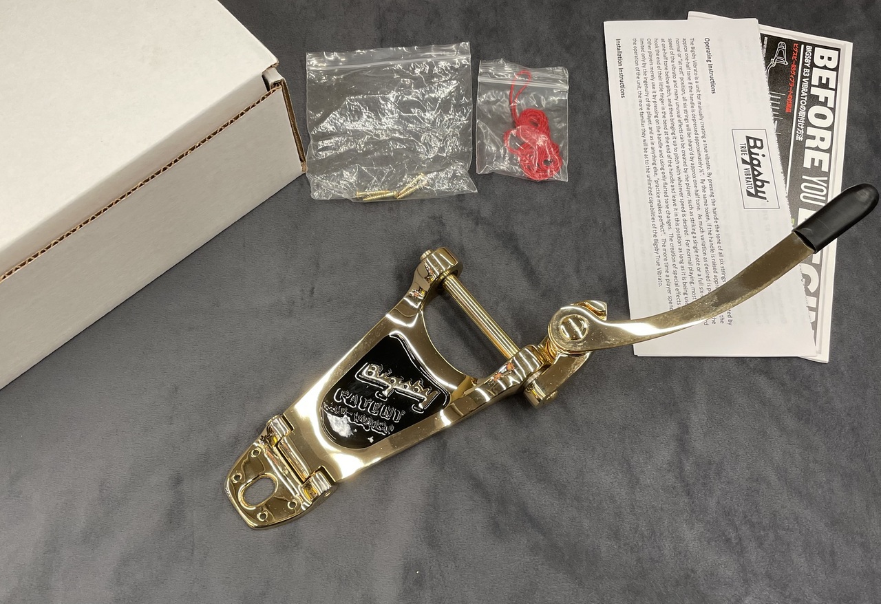 美品　Bigsby B3 GOLDトレモロ　セミアコ　フルアコ　335 Bigsby B3 Gold 【中古】（中古）【楽器検索デジマート】