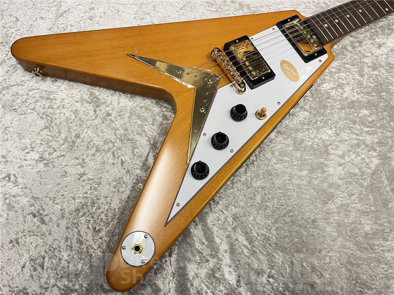 値下げ！ EPIPHONE リミテッド 1958 Korina Flying V Epiphone 1958 Korina Flying V Aged Natural <エピフォン>｜平野楽器