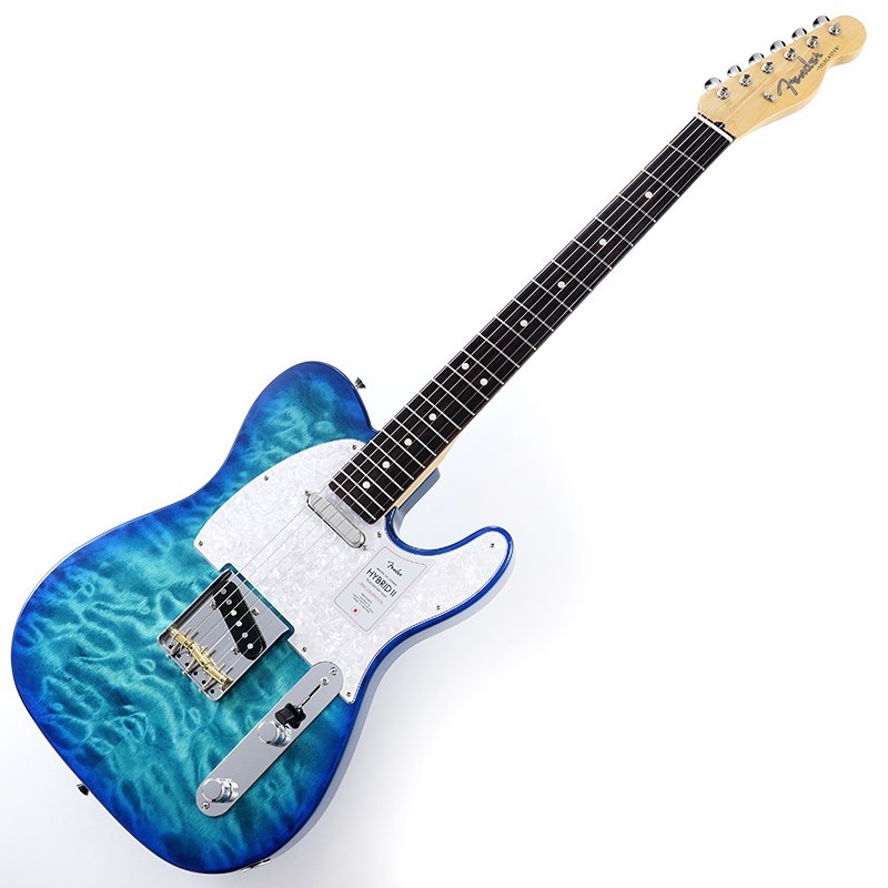 Fender 2024 Collection Hybrid II Telecaster QMT (Aquamarine