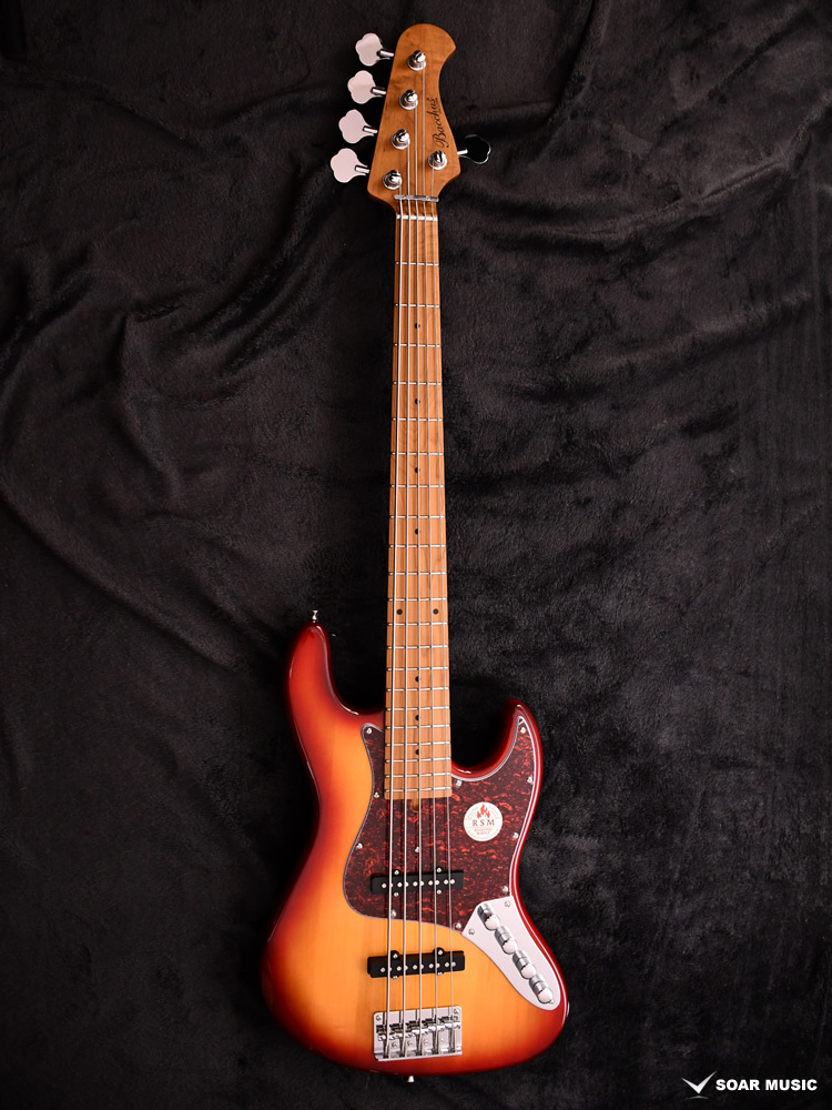 Bacchus WJB5-1DX-AC RSM/M CS チェリーサンバースト バッカス 5弦