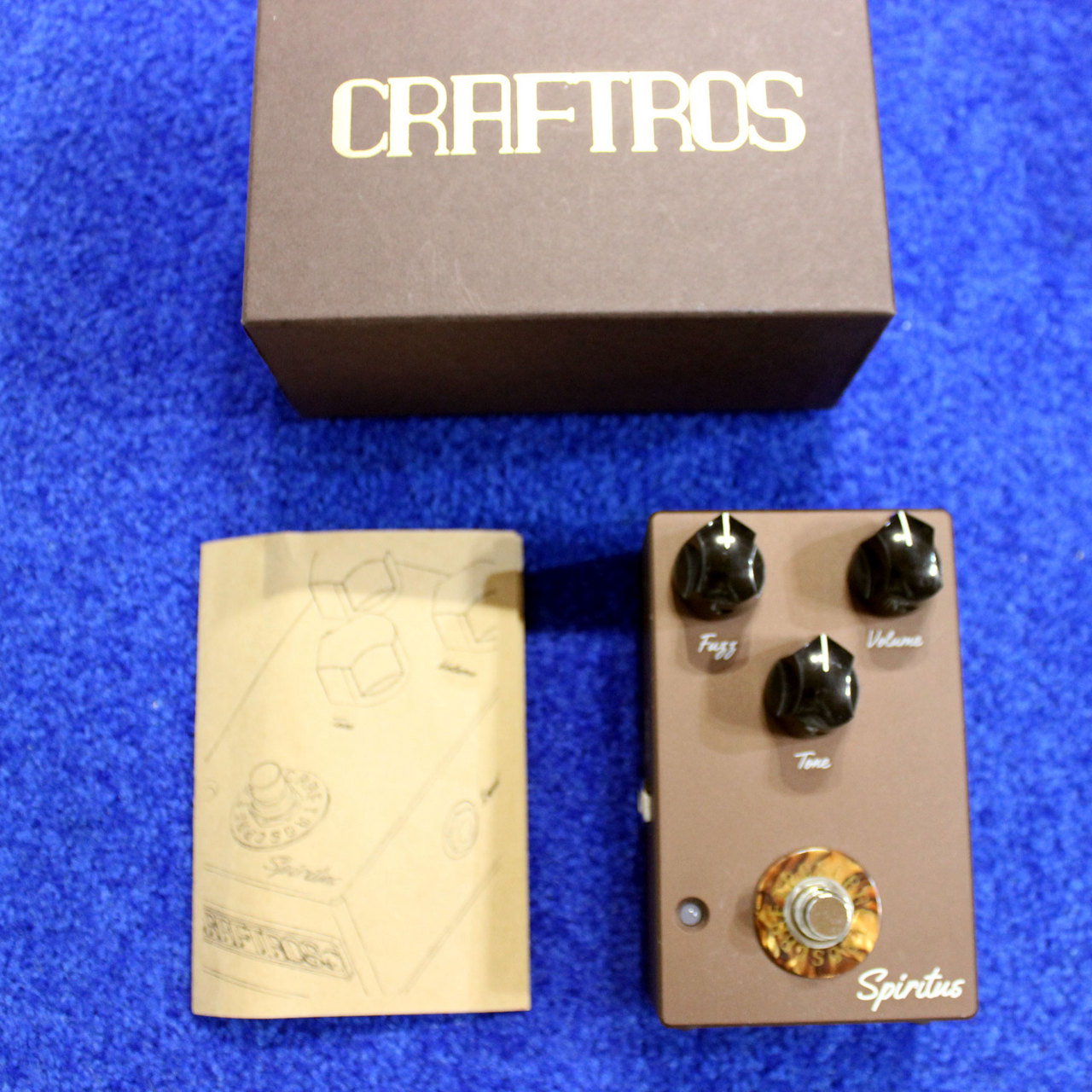 CRAFTROS Spiritus クラフトロス　エフェクター　ファズ クラフトロス Craftros Spiritus ファズ fuzz エフェクター
