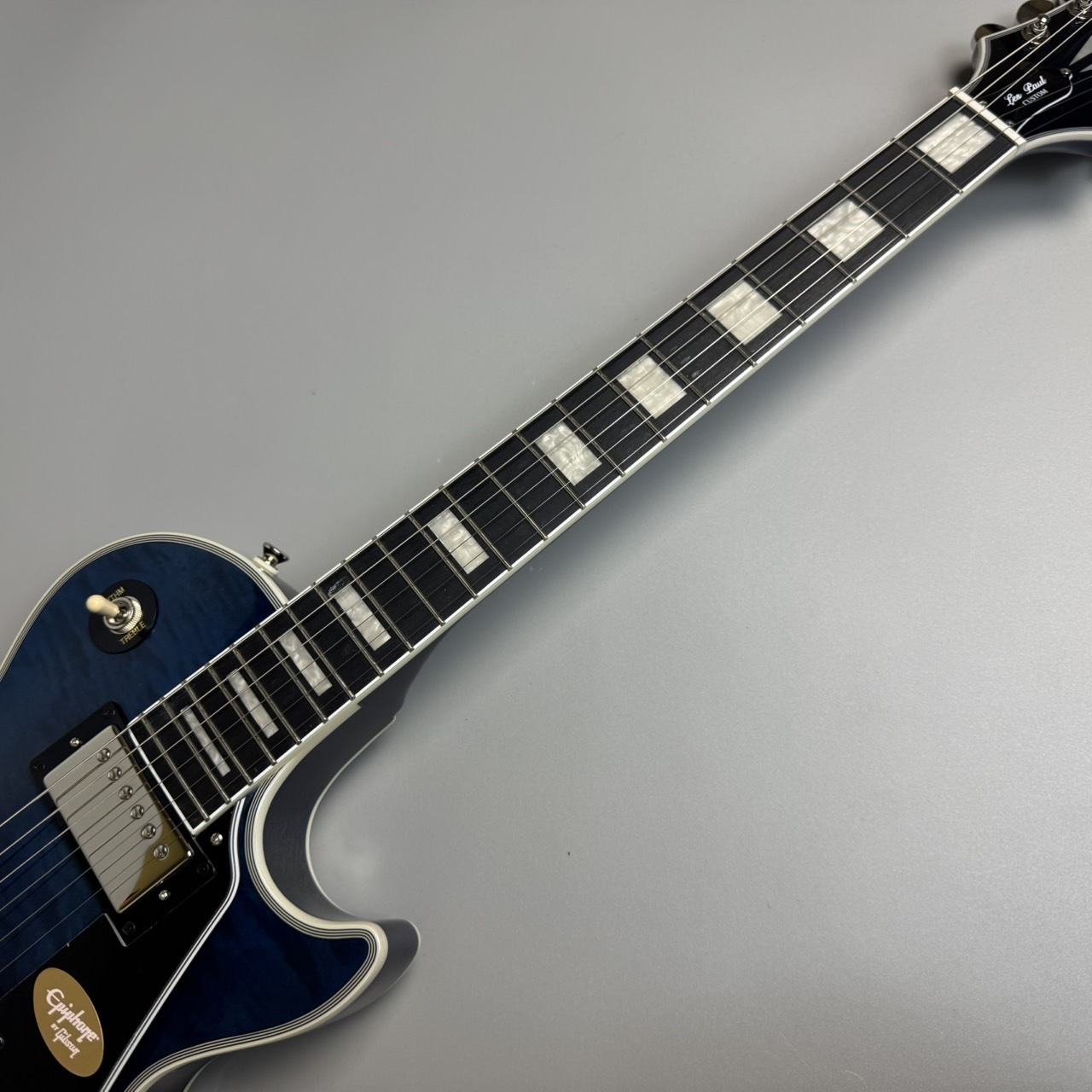 ギター Epiphone LesPaul Custom Quilt Viper Blue EPIPHONE LES PAUL CUSTOM QUILT VIPER BLUE -