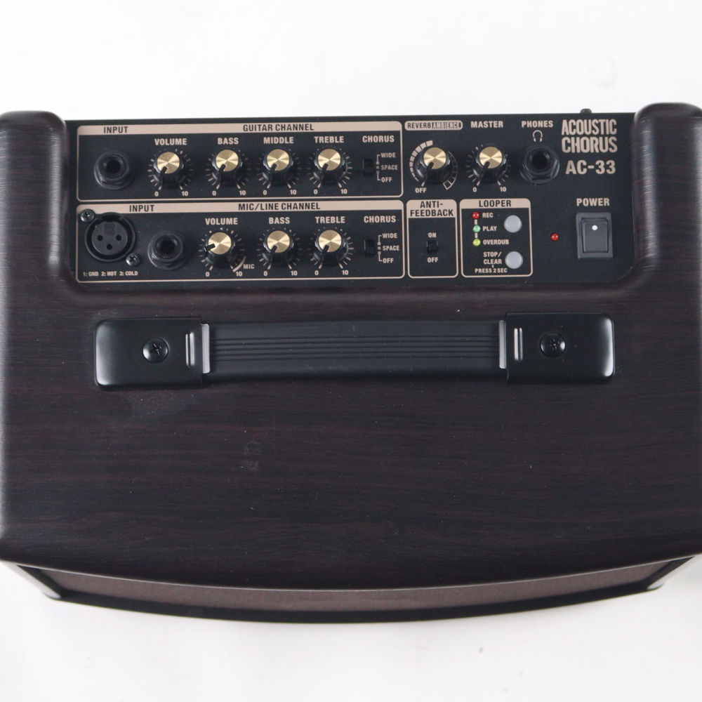 Roland  ローランド　アコースティックアンプ　AC-33-RW Roland AC-33 RW [Acoustic Chorus] ローランド ｜イケベ楽器店