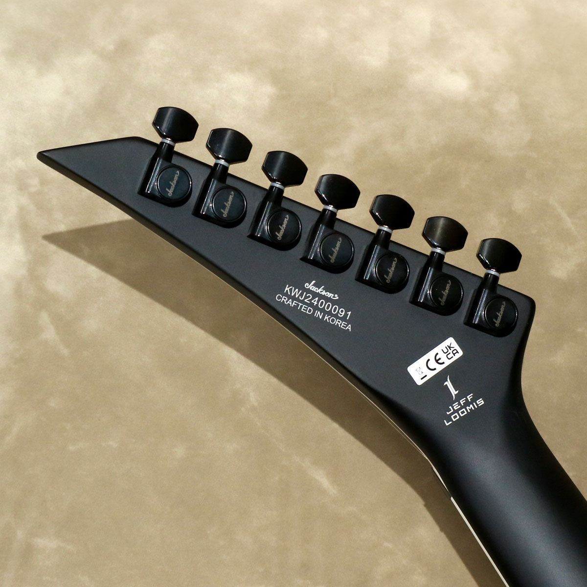 Jackson Pro Series Signature Jeff Loomis Soloist SL7, Satin Black （新品/送料無料）【楽器検索デジマート】