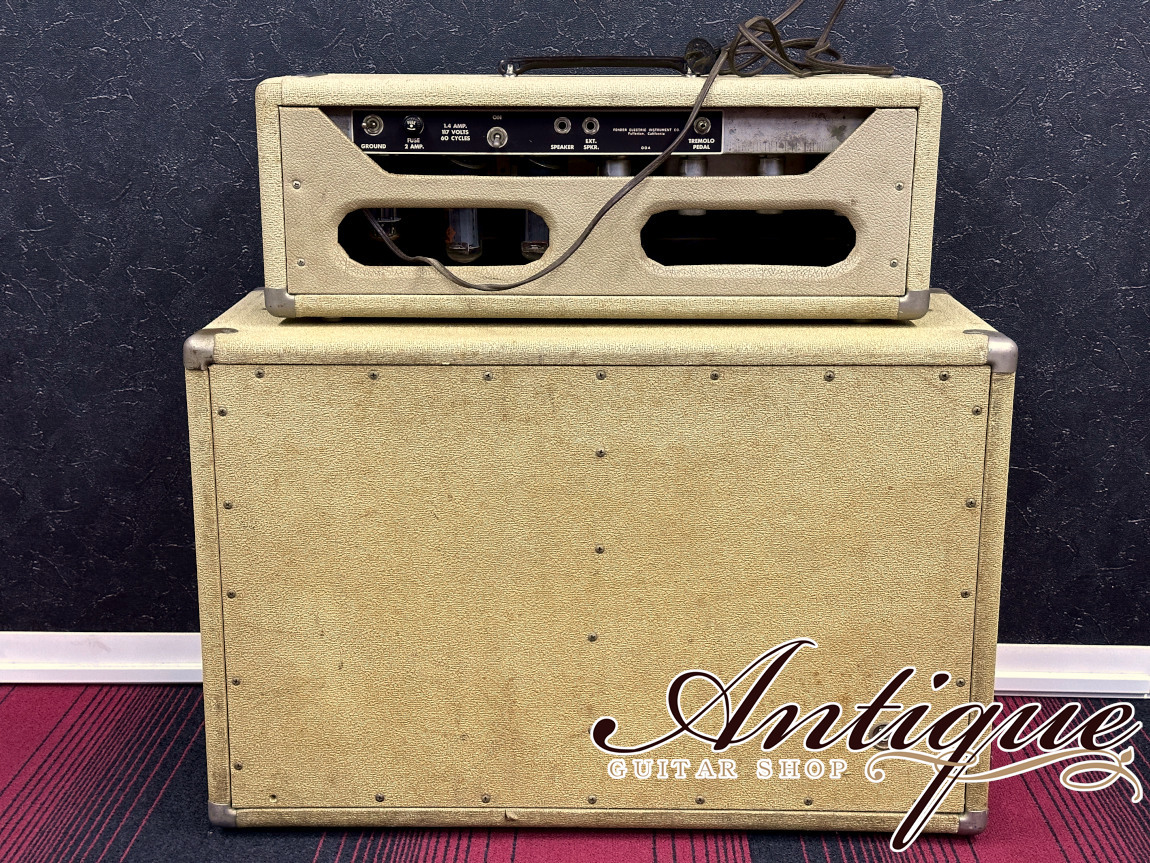 Fender Tremolux Amp 6G9-B 1962-63 White Tolex & Brown Panel