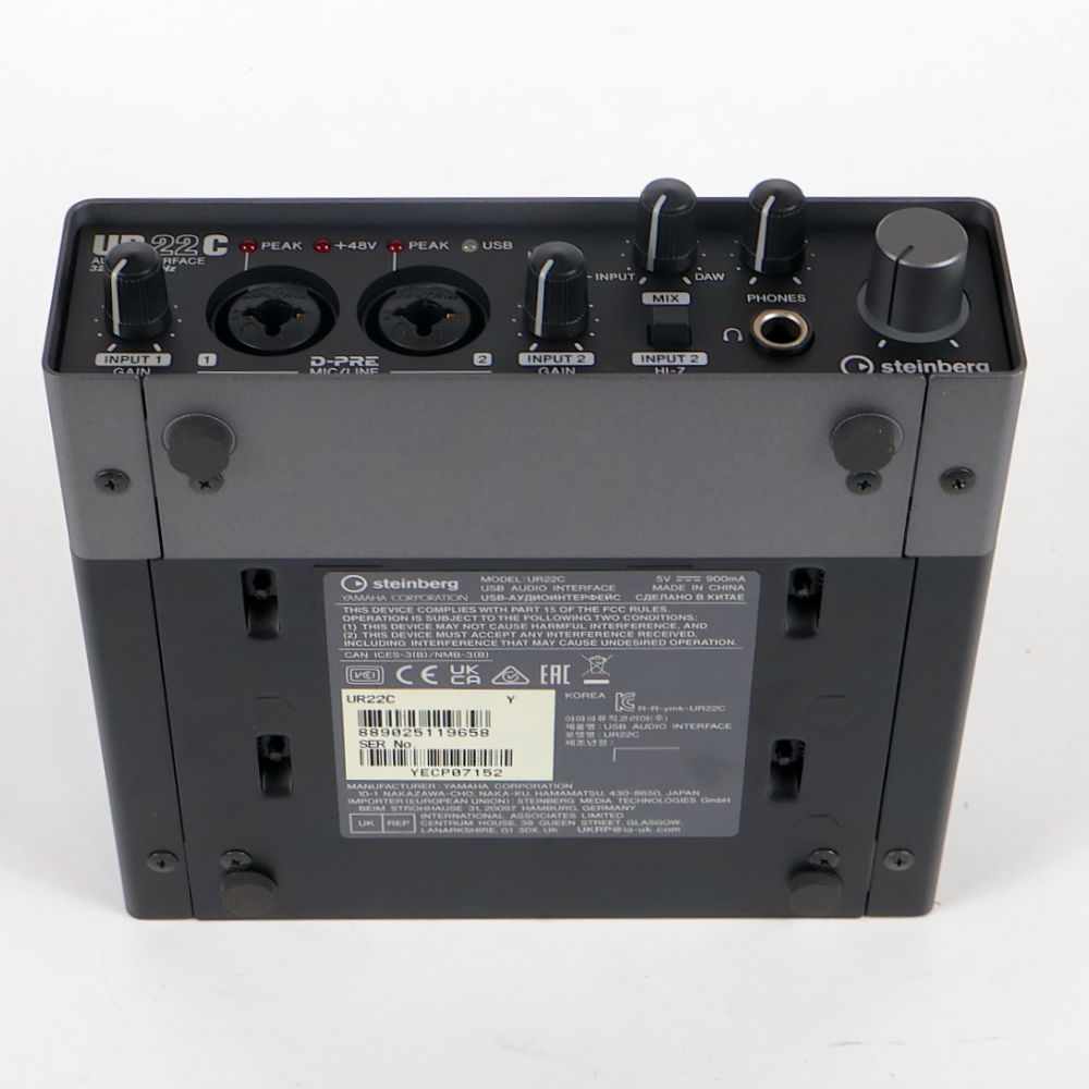Steinberg 【中古】 オーディオインターフェイス Steinberg UR22C