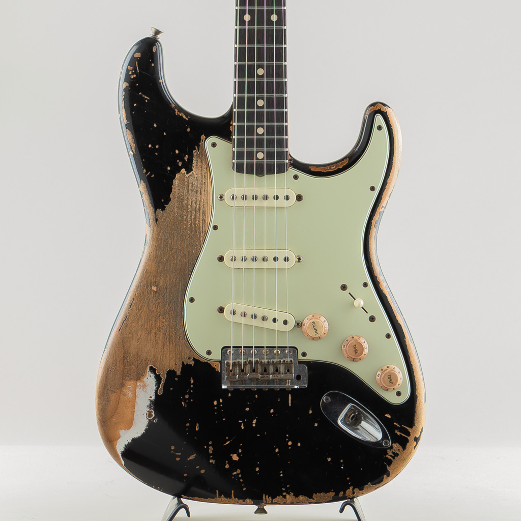 Fender Custom Shop MBS 1961 Stratocaster Ultimate Relic Black by