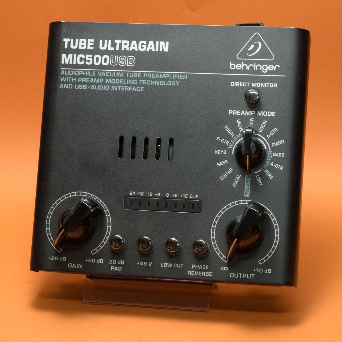 真空管 マイクプリアンプ MIC500USB TUBE ULTRAGAIN - 楽器/器材