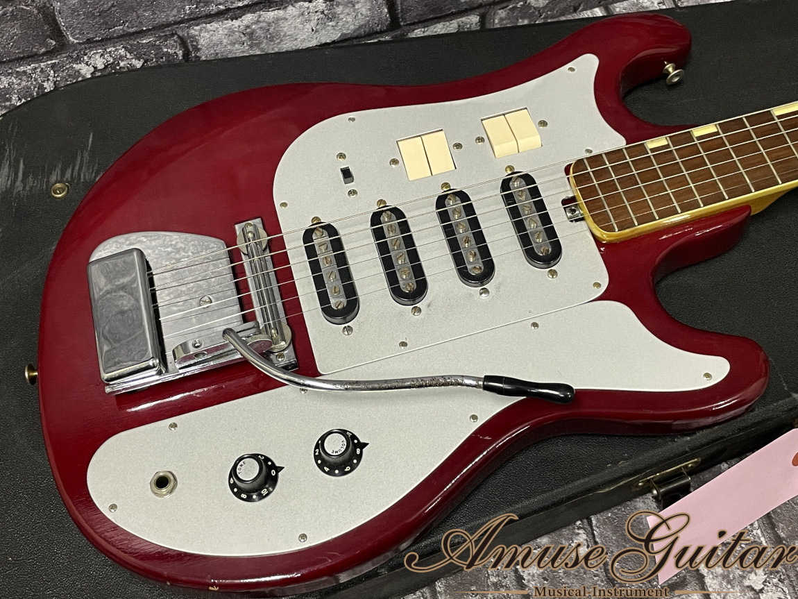 Teisco WG-4L # RED 1960前半製【EARLY MODEL FULL ORIGINAL】w/HARD