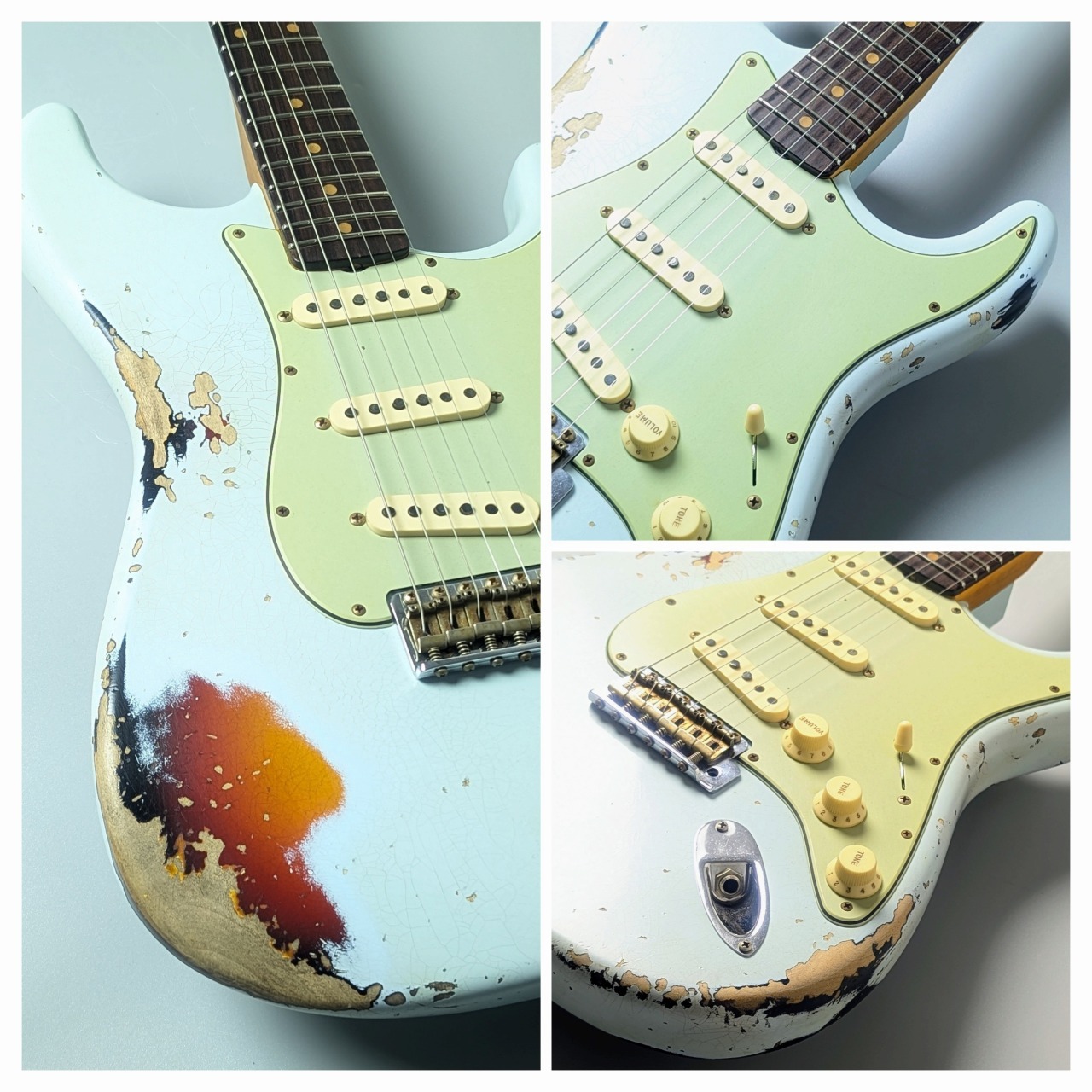 Fender Custom Shop 1960 Stratocaster Heavy Relic -Sonic Blue over