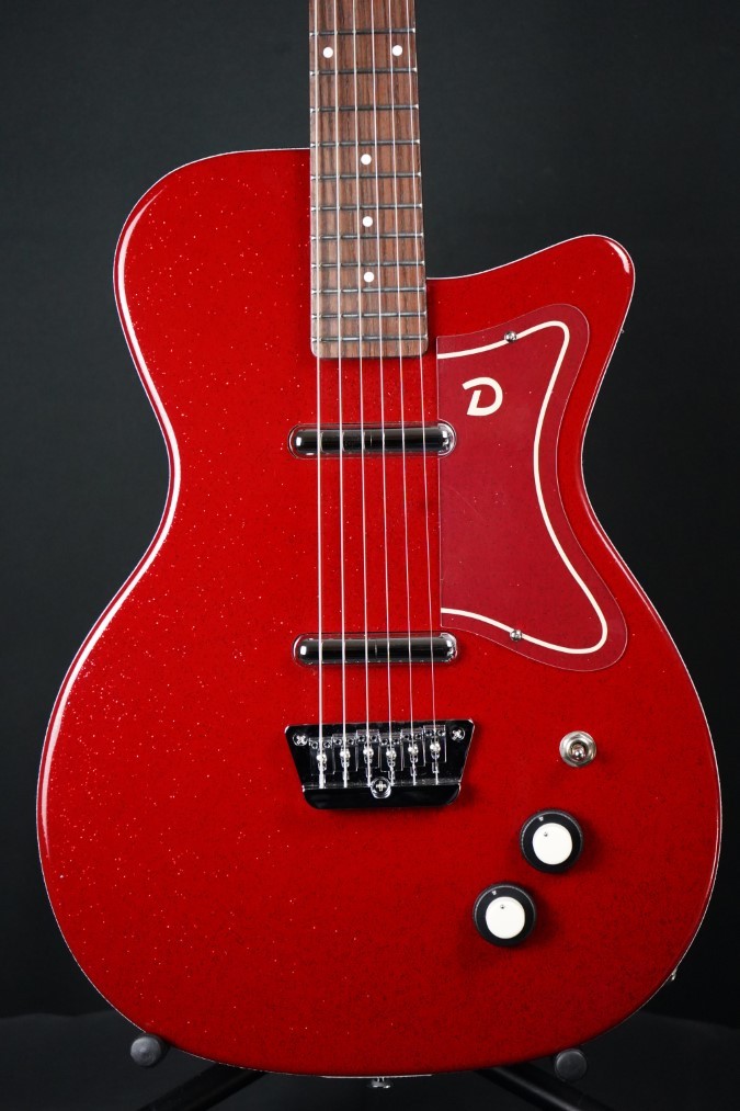 Danelectro 56 SINGLE CUTAWAY METALFLAKE RED（新品）［デジマート