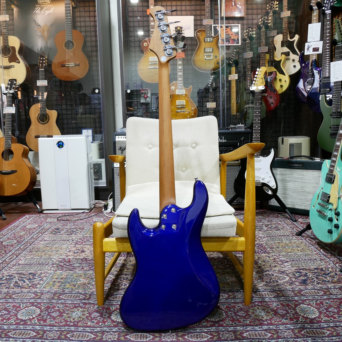 【まりい】Bacchus エレキベース ブルー Bacchus GS-2DX RSM/M / IBM (Ice Blue Metallic) 【Ernie Ball