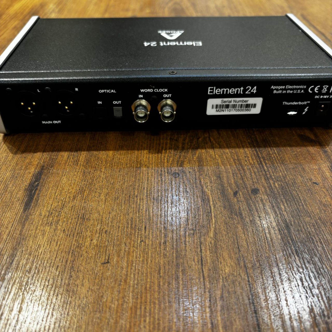 APOGEE ELEMENT24 Thunderboltオーディオインターフェイス（中古/送料