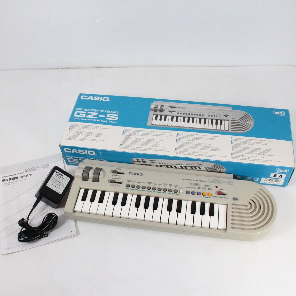 CASIO GZ-5 MIDI MASTER KEYBOARD 極上美品! カシオ 超小型 ポータブル 超軽量 キーボード シンセサイザー DTM 動作品 全鍵盤出音OK! 廃盤 File:Casio GZ-5 MIDI Master  - Wikimedia Commons