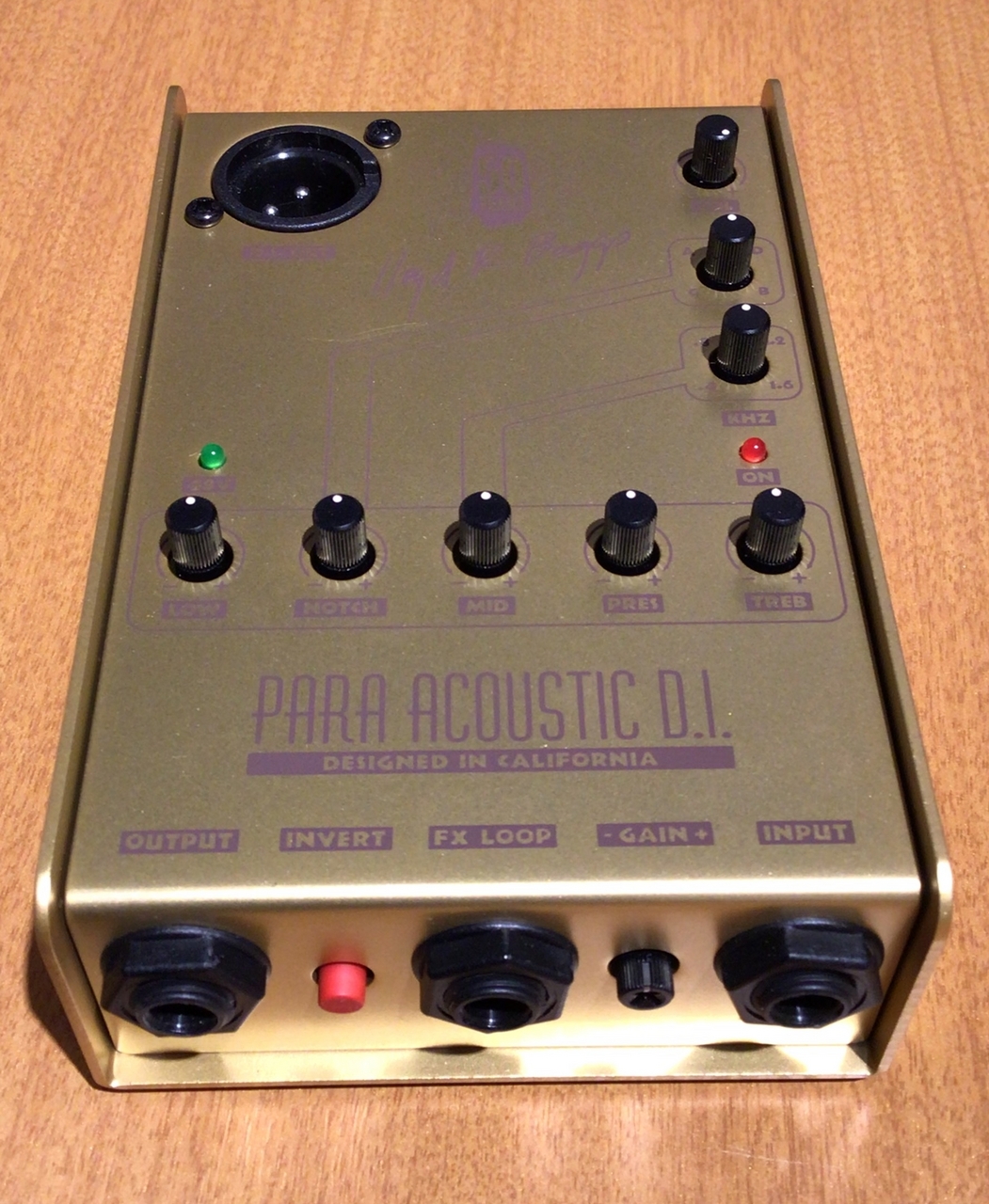 L.R.Baggs 50th Anniversary Gold Para Acoustic DI【国内300台