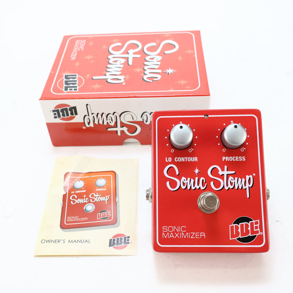 BBE 【中古】 BBE SONIC STOMP SONIC MAXIMIZER ベースエフェクター