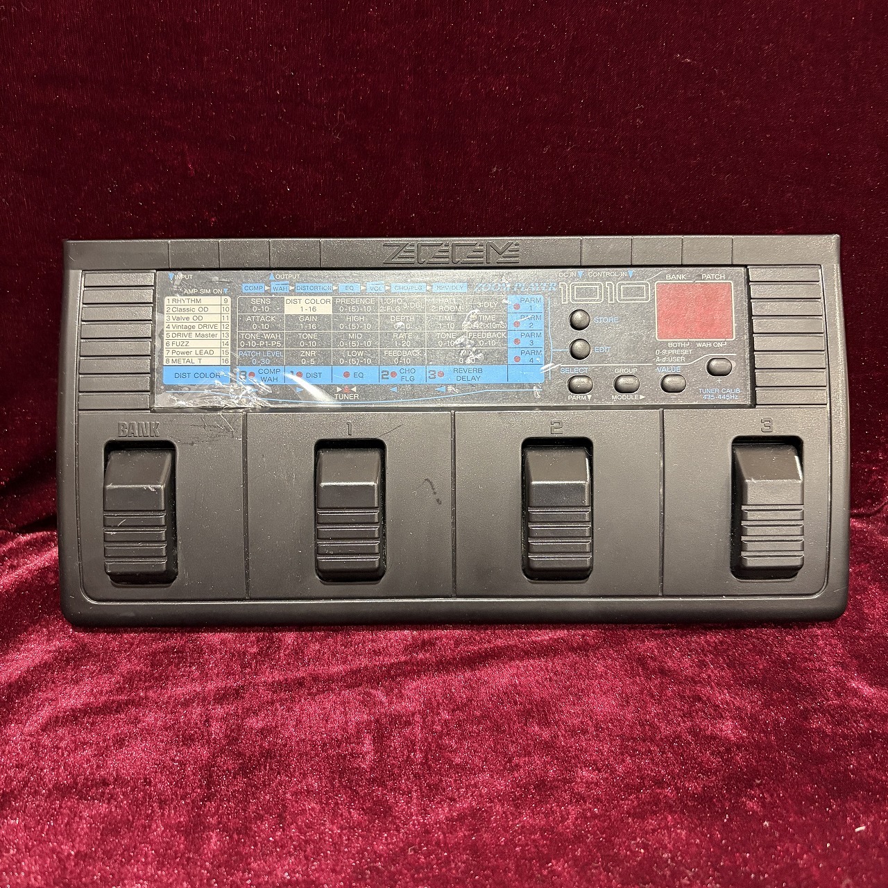 新品完 ZOOM PLAYER 1010 元箱説明書純正AC付 90s名機 廃盤 ZOOM ZOOM PLAYER 1010（中古）【楽器検索デジマート】