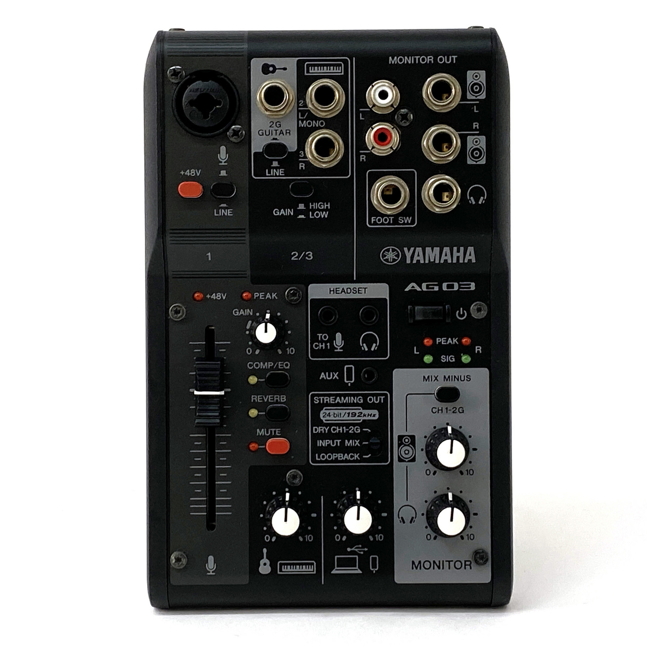 YAMAHA AG03 MK2 B LIVE STREAMING MIXER（中古/送料無料）【楽器検索