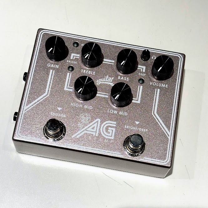aguilar AG PREAMP/DI PEDAL Breast Cancer Awareness Edition