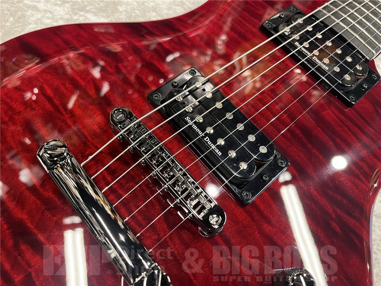 EDWARDS E-DR-II-7【See Thru Dark Red】（新品/送料無料）【楽器検索