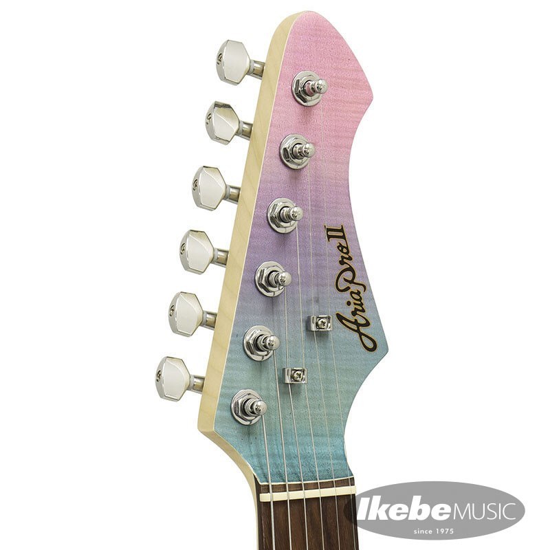 Aria ProII 714-AE200 SSPK (Sunset Pink) エレキギター 数量限定カラー