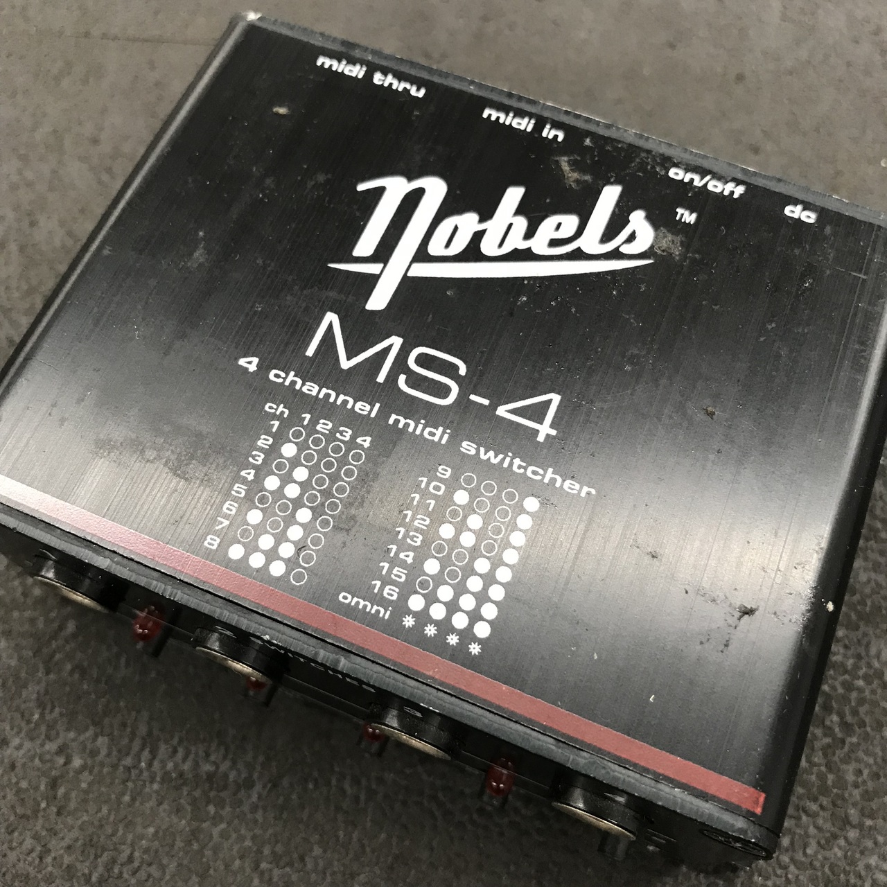 Nobels MS-4 MIDI Switcher（中古）【楽器検索デジマート】