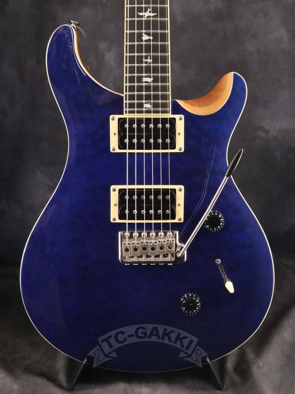PRS SE Castom24 QM LTD Blue matteo 中古 Paul Reed Smith(PRS) SE Custom 24 Meteo Blue（中古）【楽器