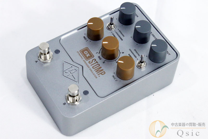 美品　UAFX OX STOMP スピーカーシミュレーター 高品位なスピーカーエミュレーター&マイクモデリング搭載の