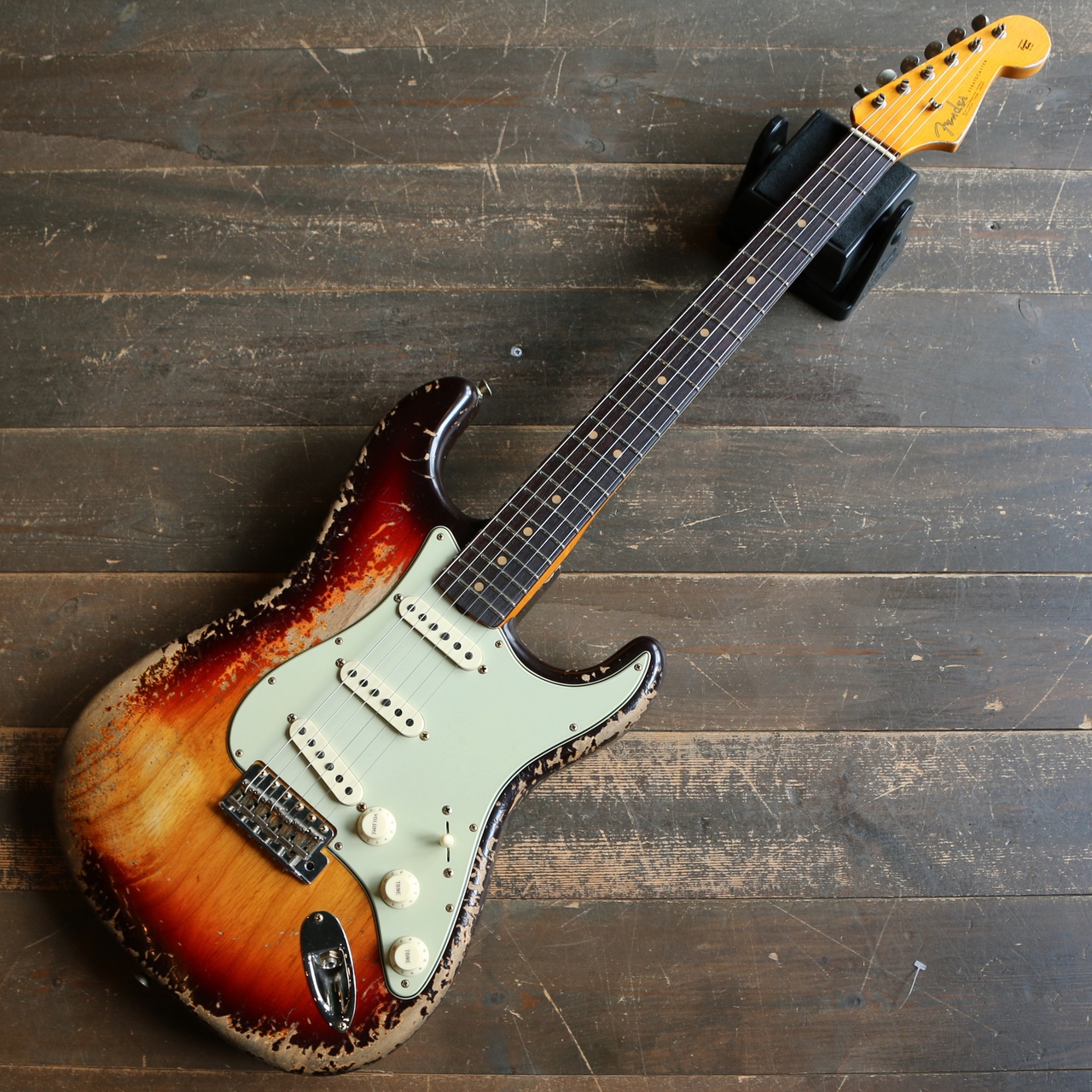 Fender Custom Shop 1963 Stratocaster Super Heavy Relic Chocolate 3