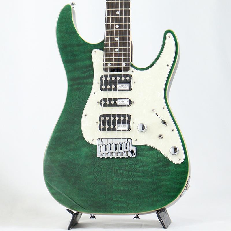 ギター SCHECTER SD-2 See-thru Green SCHECTER SD-2-24-AL-VTR (See-thru Green/Rosewood)（新品