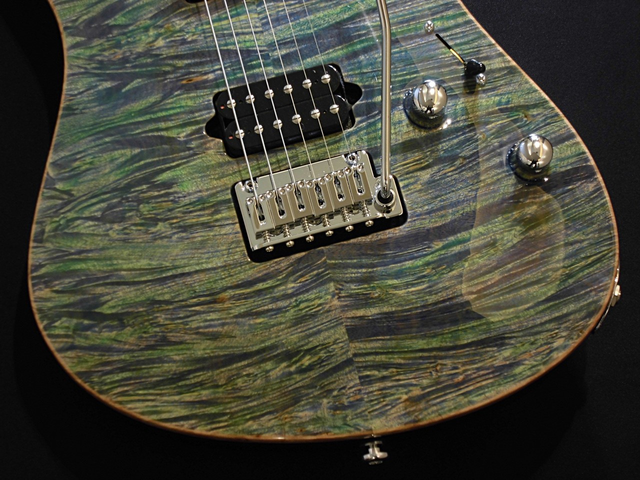 Suhr Custom Modern Carve Top / Trans Algae【カスタムモデル】【3.35