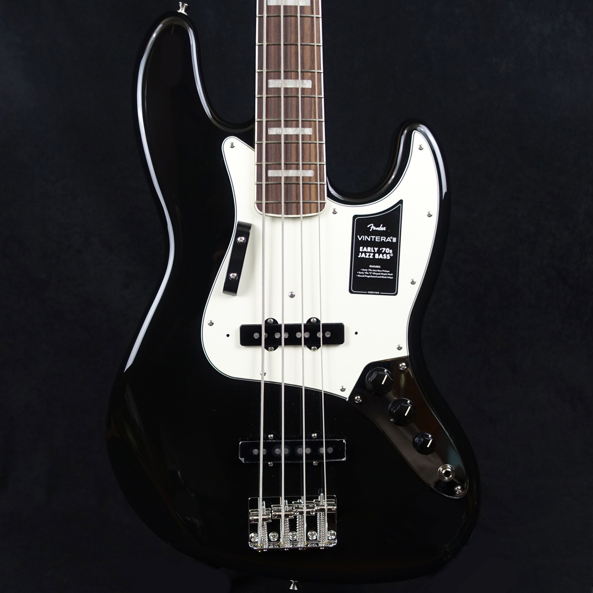 Fender Vintera III Early '70s Jazz Bass Black 【Autumn SALE