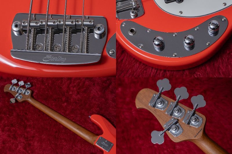 Sterling by MUSIC MAN RAYSS4 Fiesta Red Short Scale 3.475kg
