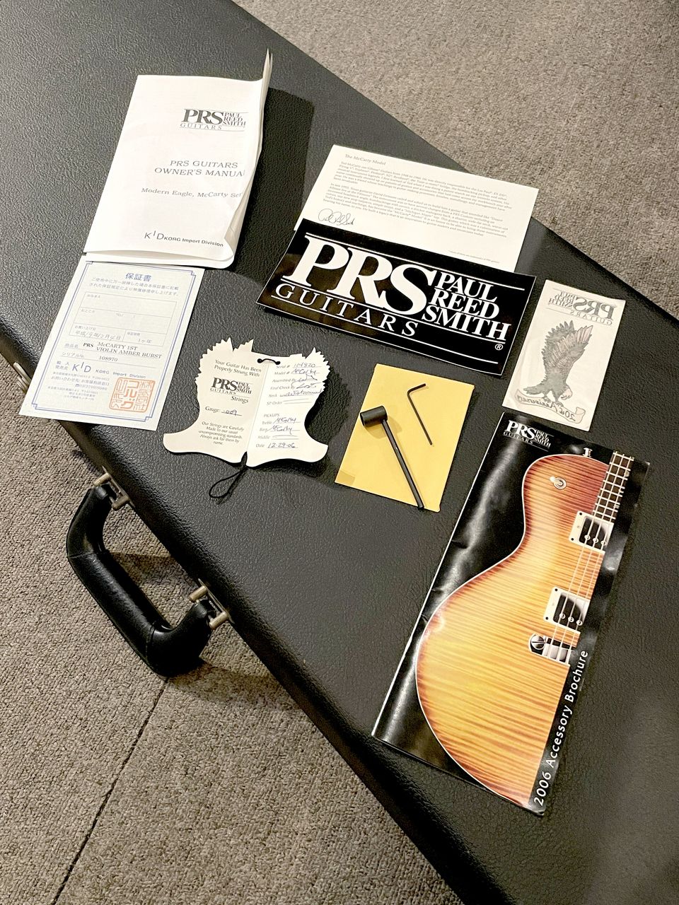 Paul Reed Smith(PRS) McCarty 1st 10Top Rosewood Neck Violin Amber