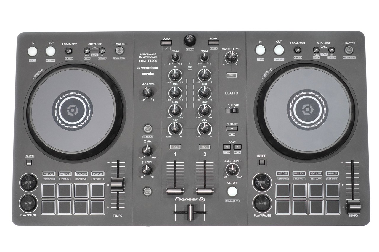 DDJ-FLX4 Pioneer DJ マルチアプリ対応2ch コントローラー DDJ-FLX4-W - マルチアプリ対応2ch DJコントローラー (White)