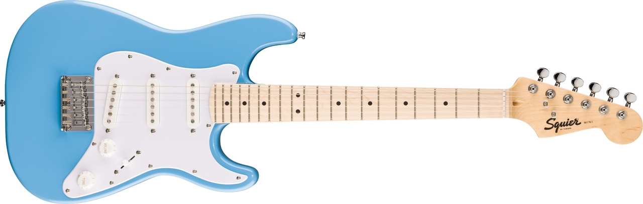 Squier by Fender Mini Stratocaster®, Maple Fingerboard, White