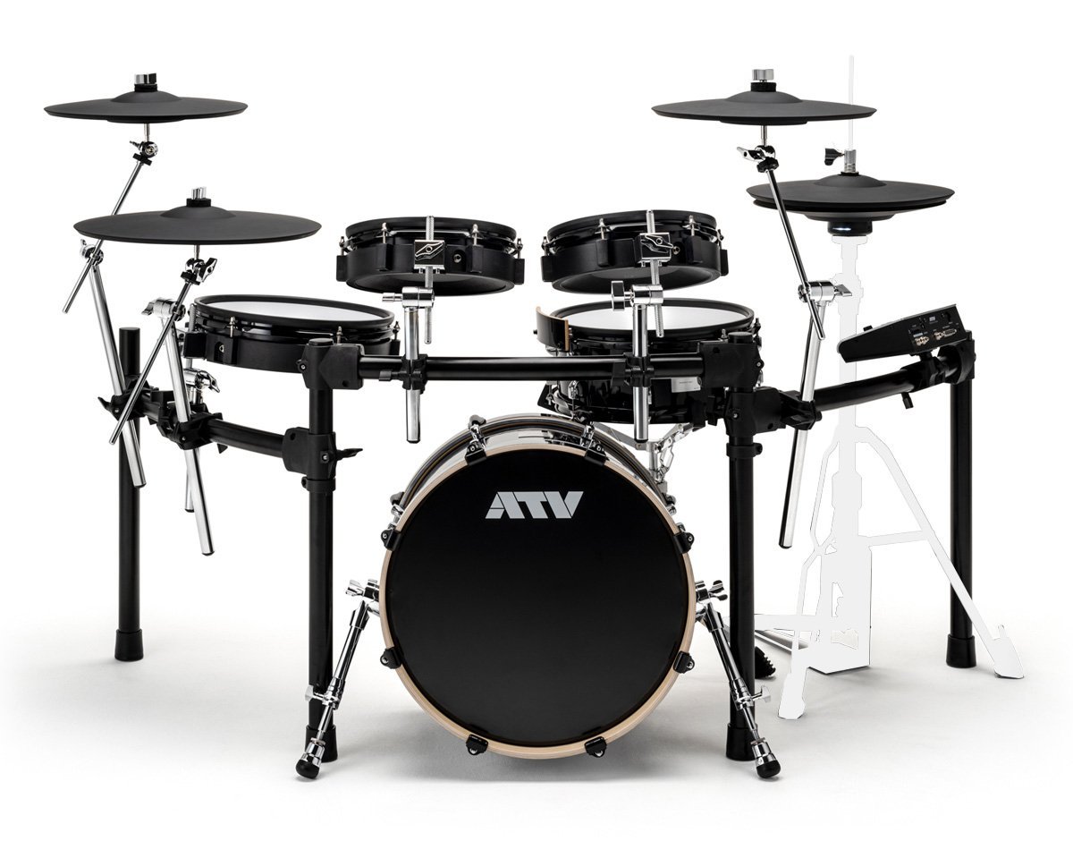 ATV EXS-5SK artist 電子ドラム (ハイハットスタンドとキックペダル ...